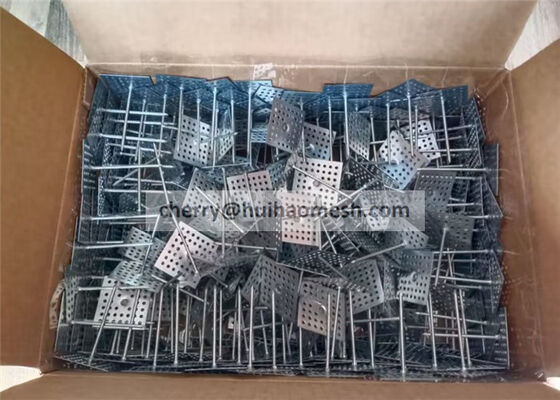 2 × 2 geperforeerde isolatiepenen van de basis gegalvaniseerd staal of roestvrij staal