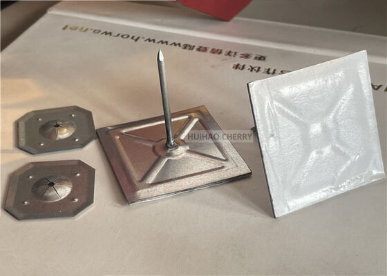 Rockwool isolatie bevestiging zelfklevende isolatie stick pinnen 12Gauge 1-1/2 "met vierkant slot wasser