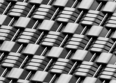 Metalen mesh met geborstelde afwerking