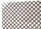 Antieke Zwarte Geweven Metaalstof, Roestvrij staal Geweven Netwerk met Vierkant Patroon