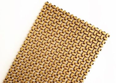 SS304 Woven Wire Mesh Voor Keuken Meubel Deurbalustrade
