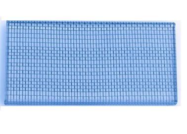 Goud metalen mesh weefsel gelaagd glas