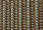 Koperkleur Chainmail 1mm Gordijn van Metaalring mesh for interior and exterior