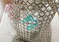 Chainmail Gelast Pvd-Metaal Ring Mesh For Facade Decoration