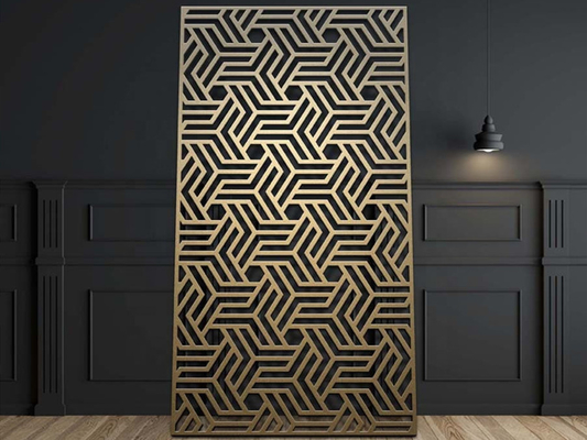 1220x3050mm Lasergesneden Aluminium Gaaspaneel voor Buitenhek