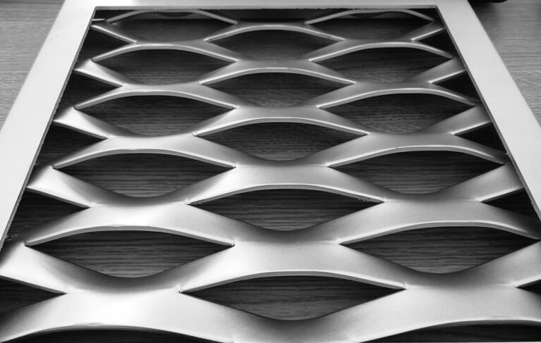 Decoratief aluminium uitgebreid metalen gaas voor gevels en plafonds
