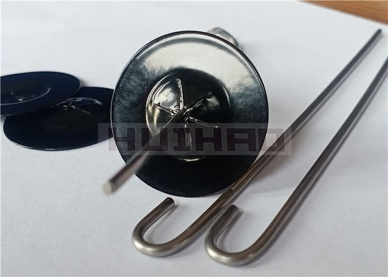 304 roestvrij staalzonnepaneel Gelaste Draad Mesh Clips 2.0x100mm met Zelfsluitende Wasmachines