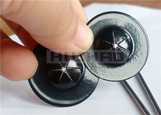 38mm Dubbele Zij Zwarte die Deklaag van Roestvrij staal de Zelfsluitende Wasmachines wordt gebruikt om Mesh To Solar Panels te beveiligen