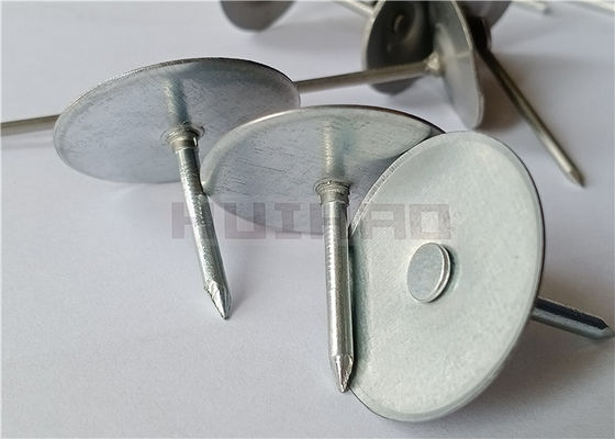2.7mm Kop Hoofdcd Nagellasser Pins Galvanized Steel om Isolatie op Metaaloppervlakte te beveiligen