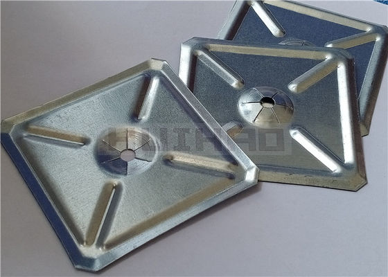 60x60mm vierkante zelfsluitende sluitring Gebruik om stiftlassen isolatiepennen te bevestigen