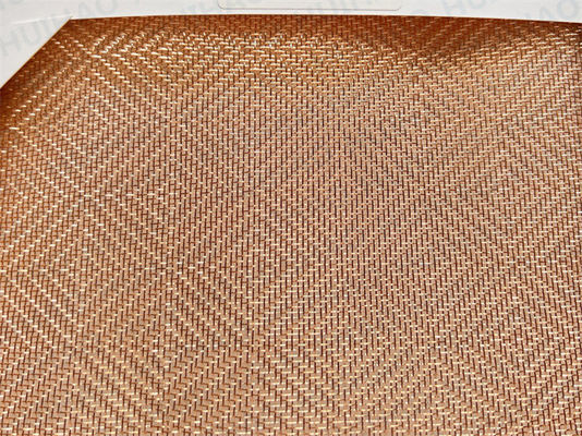 Fijn Koper Gelamineerd Glas Decoratief Mesh Fabric Architecture Designer