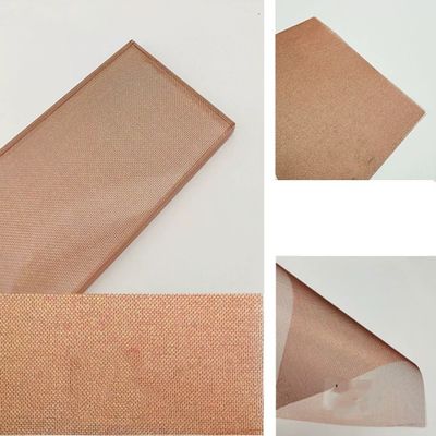 De geweven Rode Kleur van Stoffenmesh laminated glass curtain wall