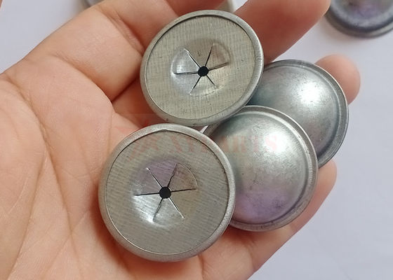30 mm Dome Cap Washers gegalvaniseerd staal gebruikt voor het bevestigen van isolatiepinnen