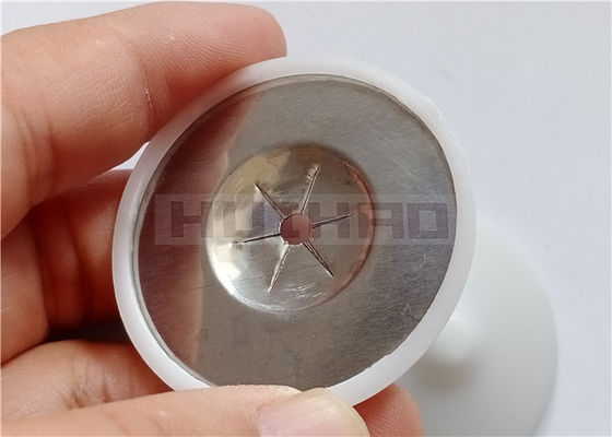 38 mm isolatiesnelheidsklips met koepelkappen die in combinatie met isolatiepenen worden gebruikt