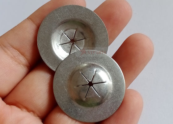 25 mm ronde platte zelfvergrendelende wasmachines die worden gebruikt in combinatie met roestvrijstalen aansluitankers