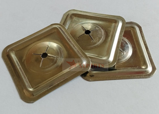 38mm Vierkante Type van Metaal het Zelfsluitende Wasmachines voor Isolatiespelden
