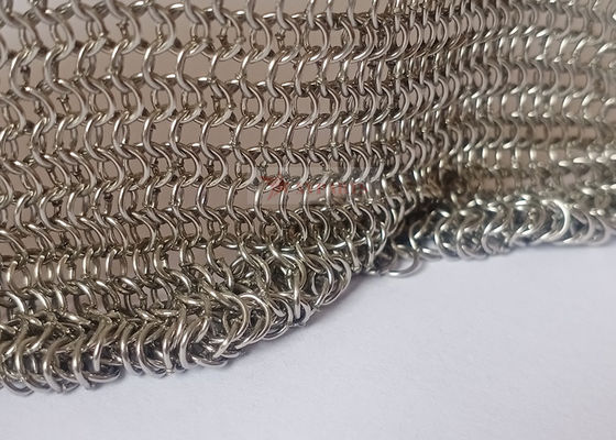 0.53x3.81mm roestvrij staal gelast ketenring voor metalen gordijnen