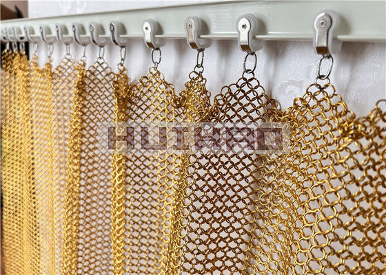 Roestvrij staal 1,2x10 mm metalen ringnet voor buitenversiering en architectonisch ontwerp