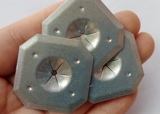 32 mm gegalvaniseerd stalen vierkante zelfvergrendelende wasmachine voor isolatiepinnen