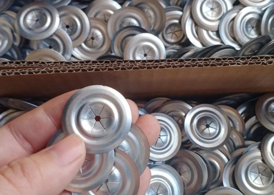 30 mm gegalvaniseerd stalen ronde isolatiewasser met bevelrand