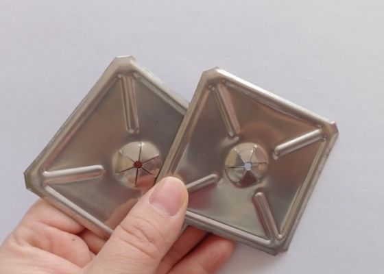 64mmX64mm SS 316 vierkant isolatie snelheid clips voor energiecentrales