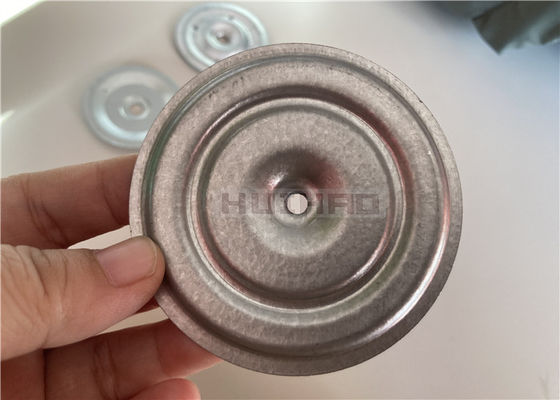 Alu-zink verzinkte stalen isolatie bevestigingsplaten 75mm voor het bevestigen van dakisolatie en dekplaten