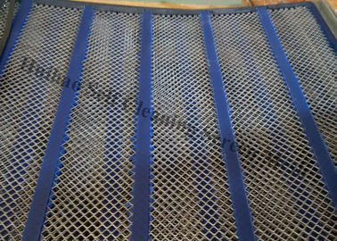 Netwerk van het Koolstofstaal het Zelfreinigende Scherm voor het Scheiden van Natte en Vochtige Materialen