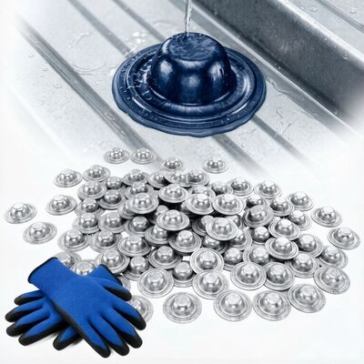 36mmx11mm Metal Waterdichte Dakbedekkingsschroefkap Dakbedekkingsschroef Zelfborende Schroef