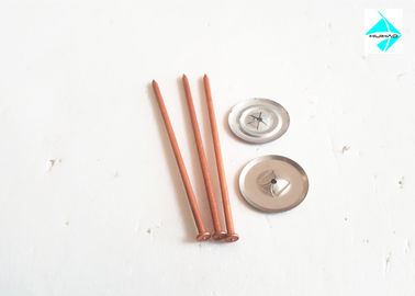 Het Lassen van de de Lossingsnagel van de Koolstofstaalcondensator speldt 3mm x 80mm met Koperlaag