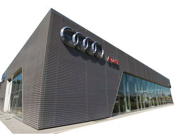 Geperforeerde Voorgevel 26mm X 61mm van het Metaalscherm Hexagonaal Gat voor 4S-Winkeldecoratie
