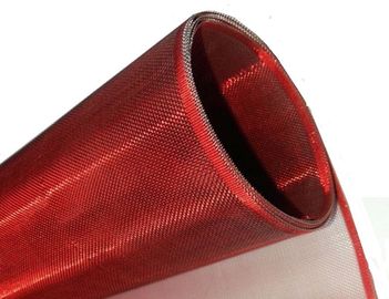 Van het de Schaduwweefsel van de rode Kleurenlamp de Draadnetwerk in Roestvrij staal en Kopermateriaal