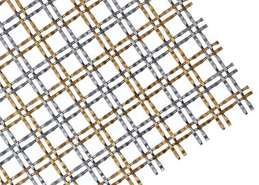 De architecturale Stof van het Netwerkmetaal voor de Bouw van Voorgevels 21.5mmx50mm Opening