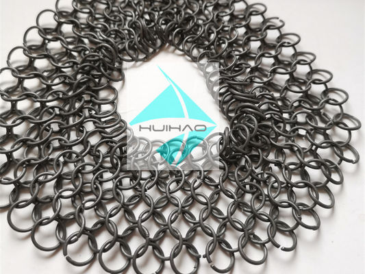 Rond Ring Chainmail-weefsel 1.2mm X 12mm Metaal Ring Mesh Space Dividers