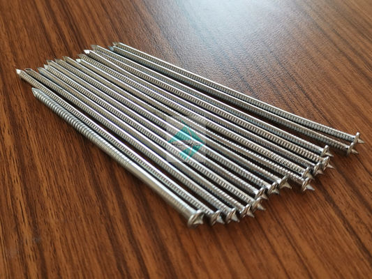 2.7 X 75MM Aluminiumcd Lasspelden met Vlak Hoofd, CD van 10Ga X 110mm de Spijkers van het Nagellassen met Zelfsluitende Wasmachine