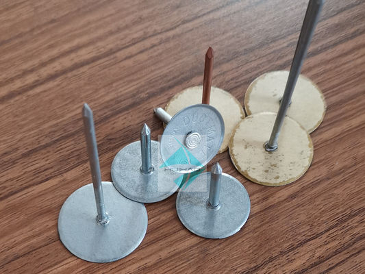 12Gauge 38mm Spelden van de Kanalisatie de Metaal Tot een kom gevormde Hoofdlas, de Spijkers van de de Isolatielas van de Rotswol voor HAVC-Systeem