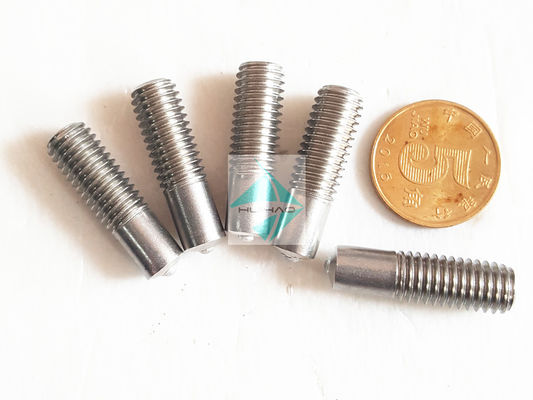 Het Lassenspelden van de roestvrij staal Ringvormige Gegroefte Nagel, Koper Geplateerd Vloeistaal M5 - M12-Nagellasser Pins With Threaded