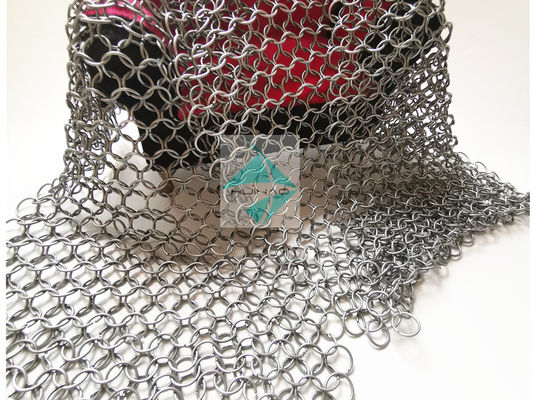 Aluminiumlegering Chainmail om Ring Mesh, het Metaal Ring Mesh van de Decoratieverdeler