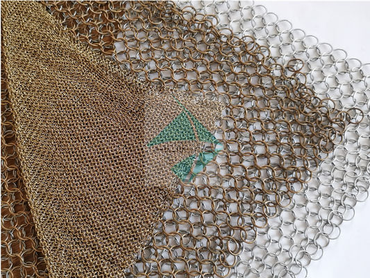 Het Metaal Ring Mesh Antique Colored Finished van de Firepeschermen lacSs304