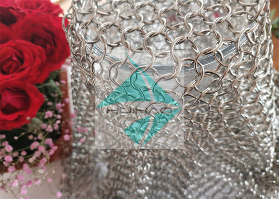 Van de het Aluminiumlegering van DIY het Met de hand gemaakte Lichte Verdelende Metaal Ring Mesh With Electroplating Bronze Color