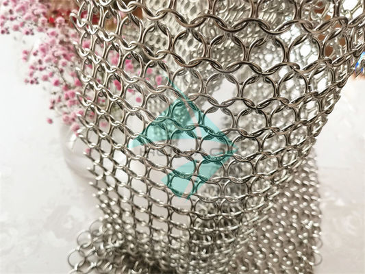 Zilver om 304 Roestvrij staal Ring Mesh met een laag dat wordt bedekt dat