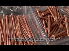 cd-speldpenen voor isolatie, gebruikt met een cd-speldsweismachine voor maritieme akoestische isolatie