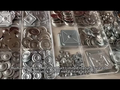 zelfvergrendelende wasmachines van staal die worden gebruikt in combinatie met isolatiehangers, cd-sweispinnen, aansluitingsankers