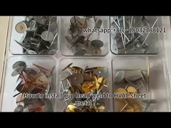 Hoe moet ik een kopje las op HVAC plaat installeren?