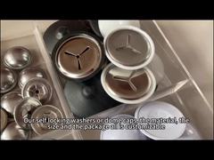 Maat & Materiaal Aanpasbare Zelfborgende Ring of Zelfborgende Doppen Gemaakt van Huihao