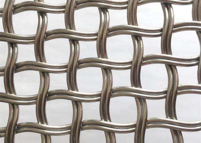 Rigid decorative weave fabric with 2mm×2 wire and 13mm×13mm aperture